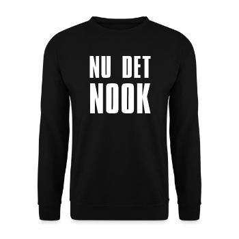 JETZT der Nook Anti USA - Unisex Pullover - Schwarz - Vorne - Alina (178cm) & Michal (187cm)