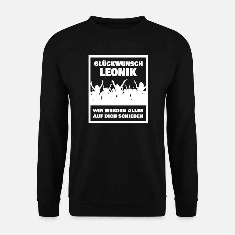 Leonik as a first name - Unisex Sweatshirt - black