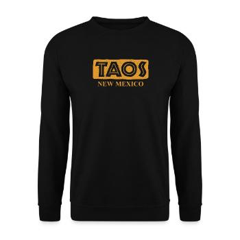Taos - New Mexico - United States of America - Unisex Sweatshirt - black - Front - Alina (178cm) & Michal (187cm)