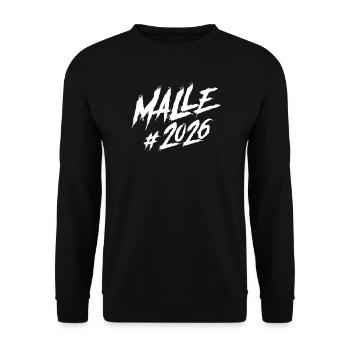 Malle 2026 Mallorca Team - Unisex Pullover - Schwarz - Vorne - Alina (178cm) & Michal (187cm)