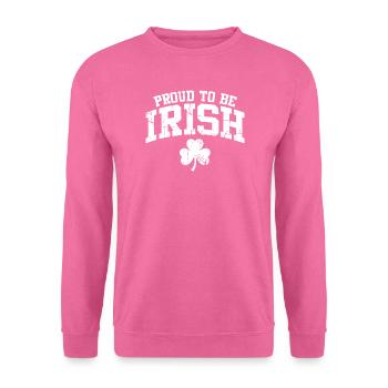 Fier d’être Irlandais - Sweat-shirt Unisexe - rose - Devant