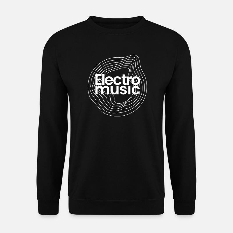 Electro music Pulse Logo - Unisex Sweatshirt - black