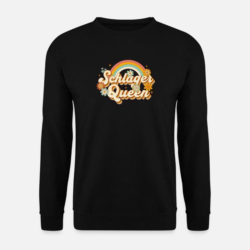 Schlager Queen 70s Party - Unisex Pullover - Schwarz