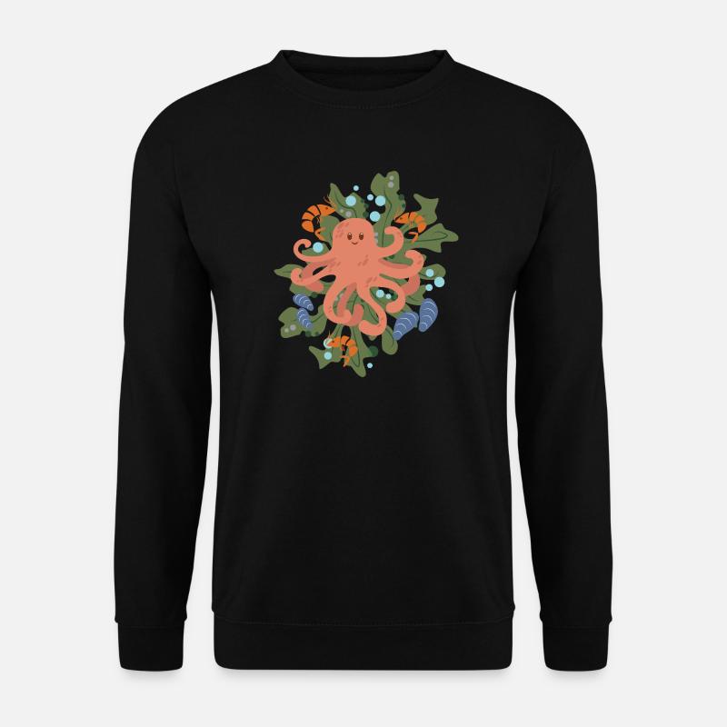 Octopus - Unisex Sweatshirt - black