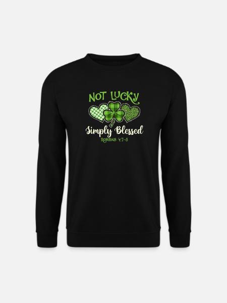 Pas chanceux à la Saint-Patrick irlandaise - Sweat-shirt Unisexe - noir