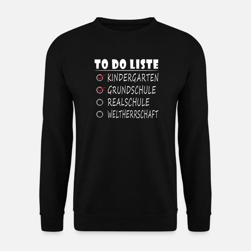 Realschule - Unisex Pullover - Schwarz