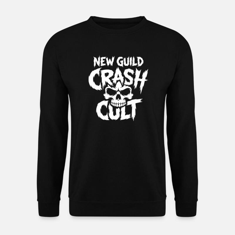 New Guild Crash Cut Skull - Unisex Sweatshirt - black