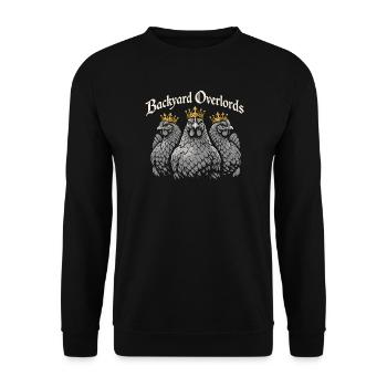 Mathématiques du poulet trop de poulets dans le - Sweat-shirt Unisexe - noir - Devant - Alina (178cm) & Michal (187cm)