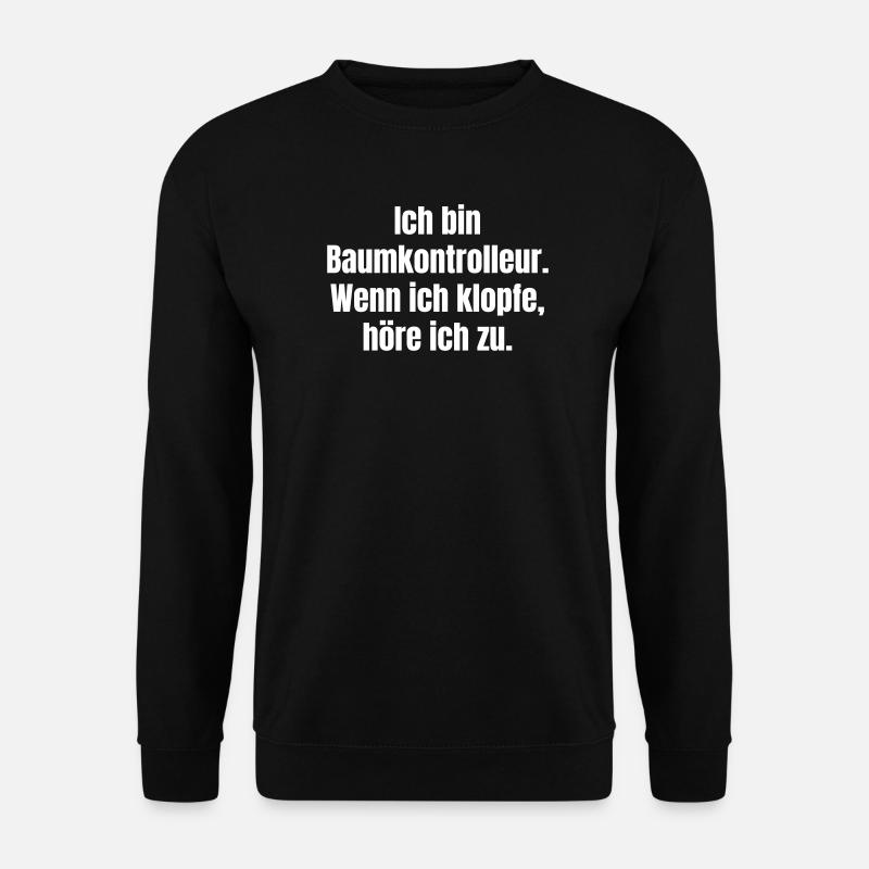 Tree Inspector Slogan Shirt - Unisex Sweatshirt - black