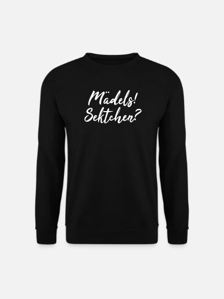 Mädels Sektchen Sekt Sektparty - Unisex Sweatshirt - black