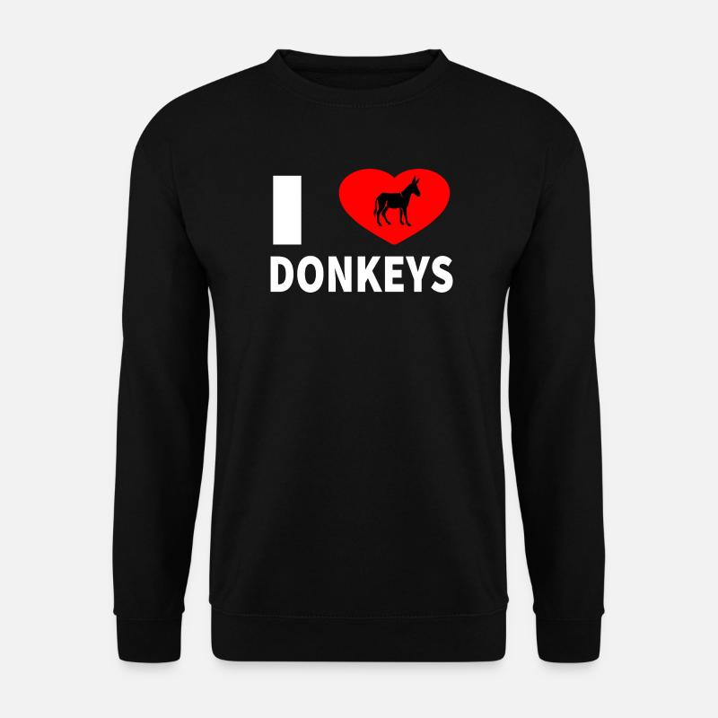 Esel - Unisex Pullover - Schwarz