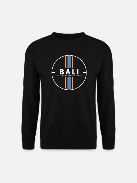 Bali Island Coordinates - Unisex Sweatshirt - black