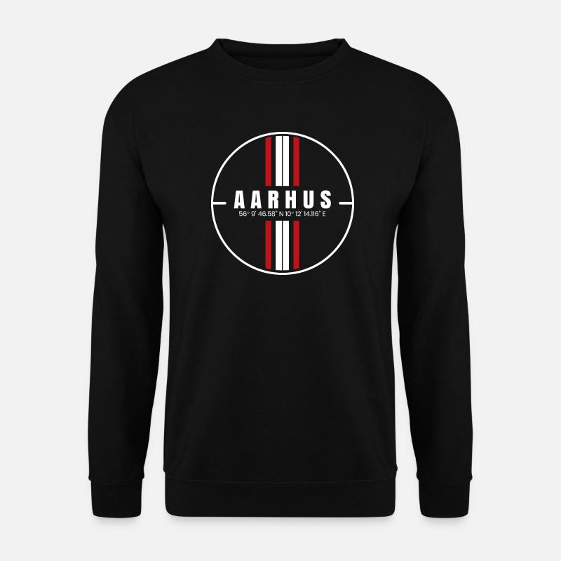 Aarhus Coordinates - Unisex Sweatshirt - black