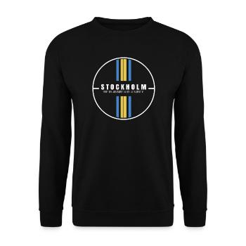Coordonnées de Stockholm - Sweat-shirt Unisexe - noir - Devant - Alina (178cm) & Michal (187cm)