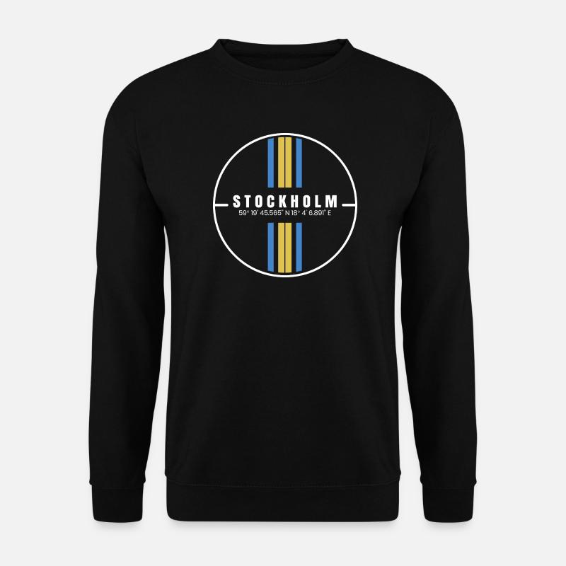 Stockholm Coordinates - Unisex Sweatshirt - black