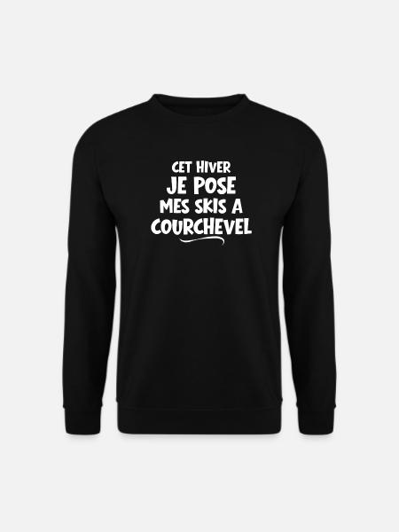 Skigebiet, Skigebiet - Unisex Pullover - Schwarz