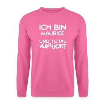 Maurice as a given name - Unisex Sweatshirt - pink - Front