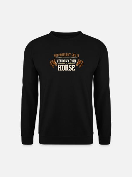 Horse People Equestrian Identity Barn - Unisex Sweatshirt - black