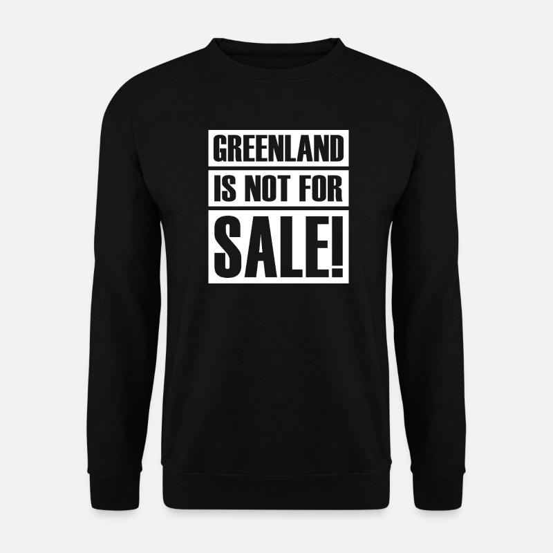 grönland gehört uns protest  - Unisex Pullover - Schwarz