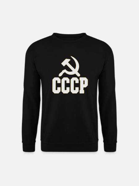 CCCP-design i 80'er-stil, retro taske - Unisex sweater - sort