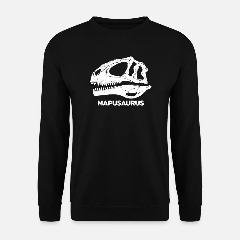 Mapusaurus Skull Fossil - Unisex Sweatshirt - black