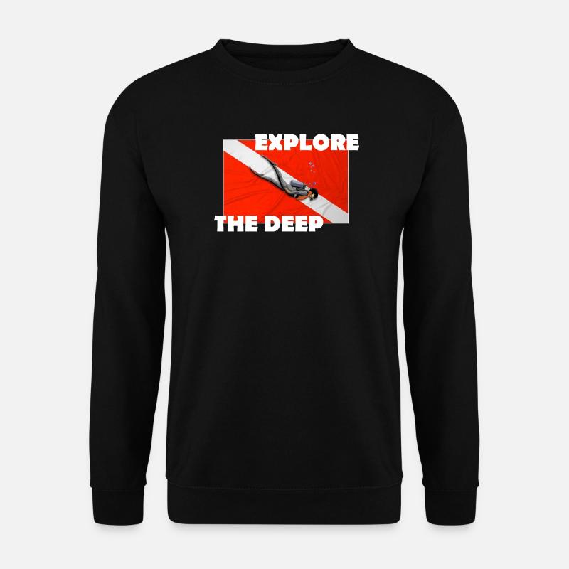 EXPLORE THE DEEP - Unisex Sweatshirt - black