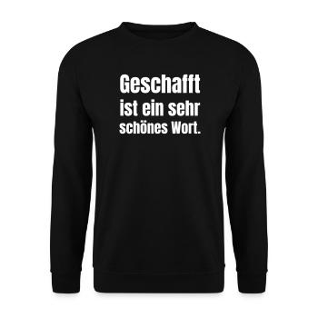 La remise des diplômes est terminée. - Sweat-shirt Unisexe - noir - Devant - Alina (178cm) & Michal (187cm)