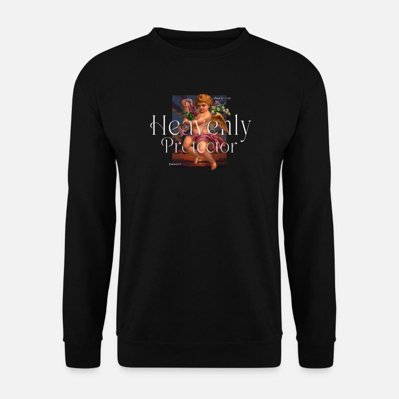 Heavenly Protector - Unisex Sweatshirt - black