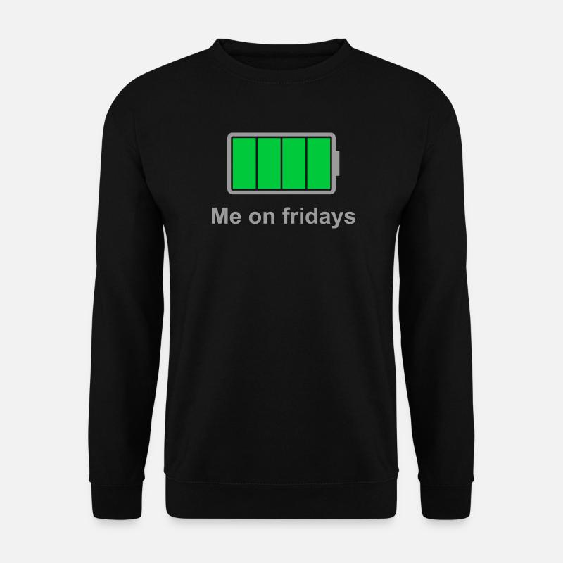 Full Battery Fridays - Unisex Pullover - Schwarz