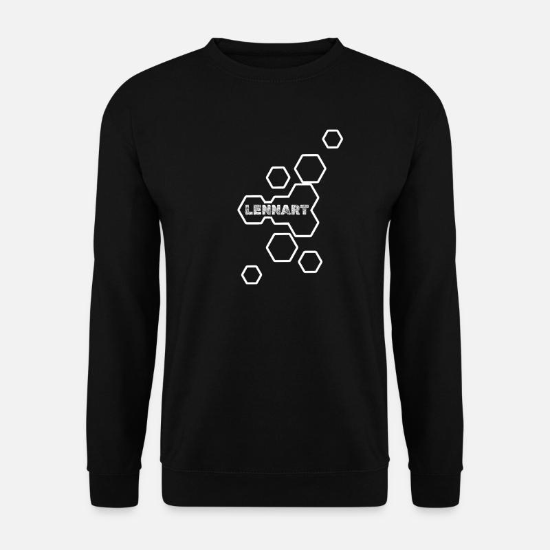 Lennart als Name - Unisex Pullover - Schwarz