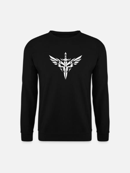 Épée avec ailes et yeux - Sweat-shirt Unisexe - noir