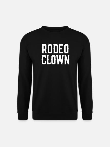 Rodeo-Clown-Kostüm Halloween-Rodeo-Clown - Unisex Pullover - Schwarz