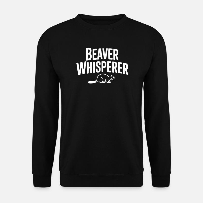 Biber-Flüsterer - Unisex Pullover - Schwarz