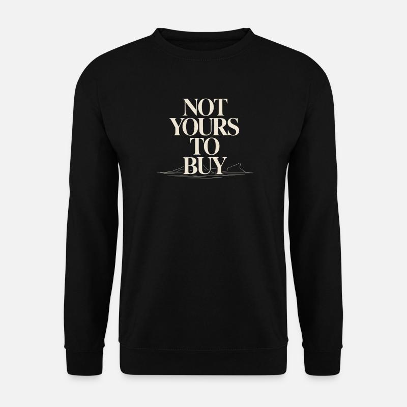 Nicht dein Kauf: Grönland Sovereignty Arctic Prot - Unisex Pullover - Schwarz