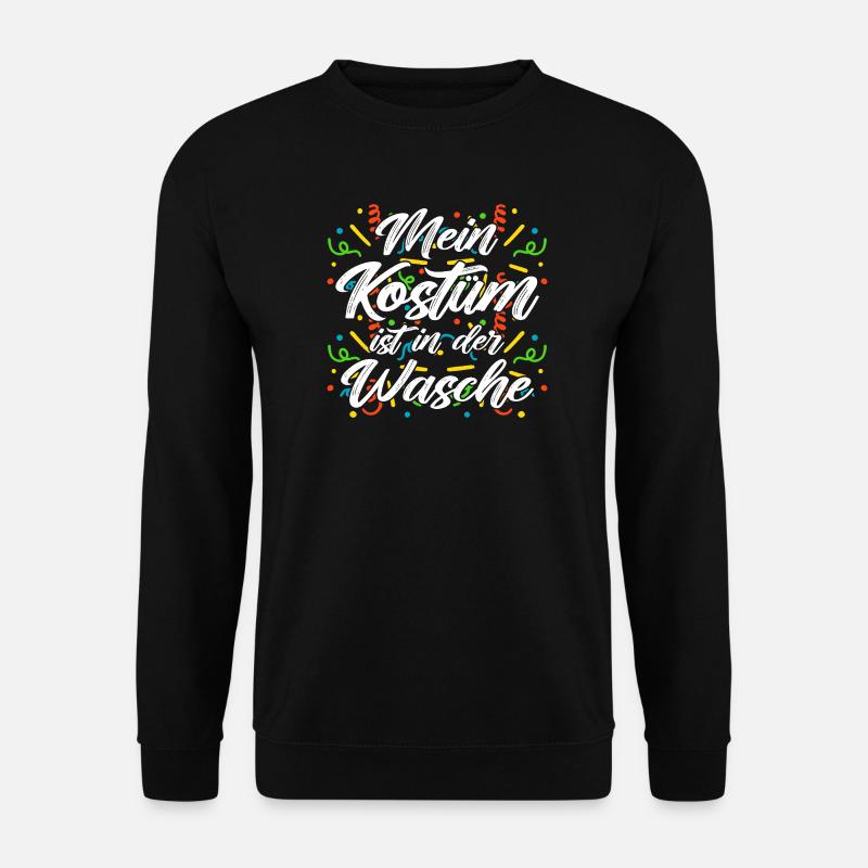 Funny Fasching Carnival - Unisex Pullover - Schwarz