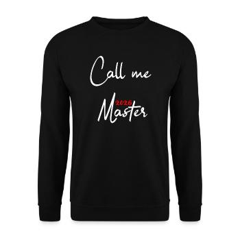 Master's Degree Graduation 2026 - Unisex Sweatshirt - black - Front - Alina (178cm) & Michal (187cm)