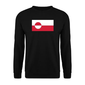 Make America Go Away – Drapeau du Groenland - Sweat-shirt Unisexe - noir - Devant - Alina (178cm) & Michal (187cm)