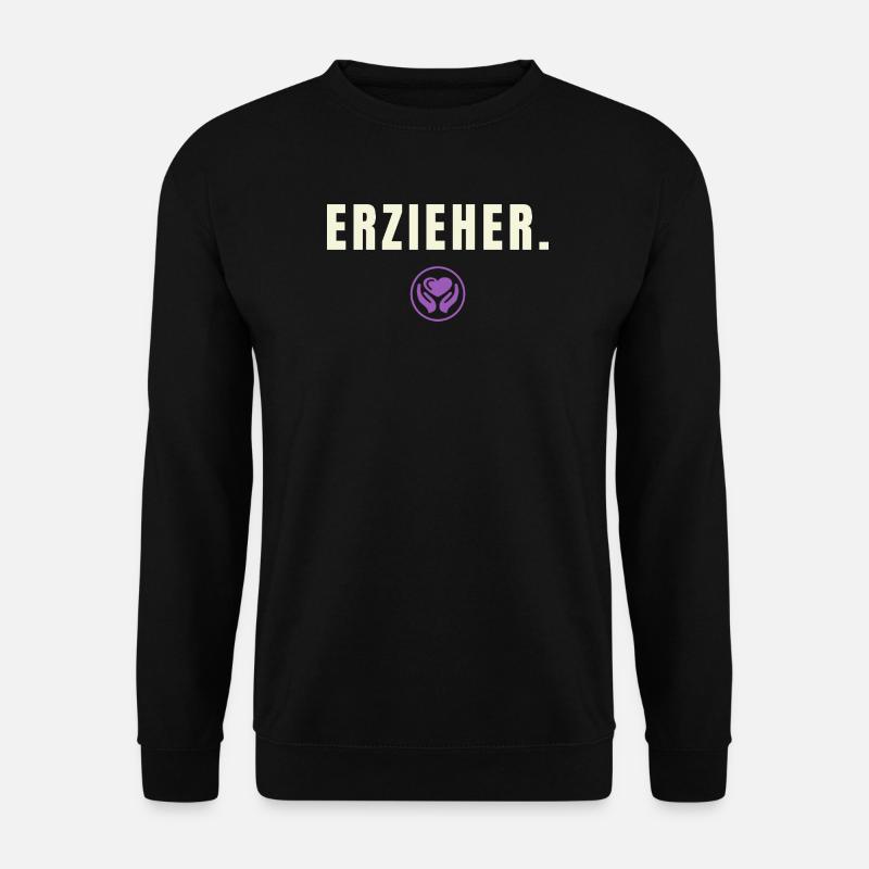 ERZIEHER. Minimalist Job Success Edition - Unisex Pullover - Schwarz
