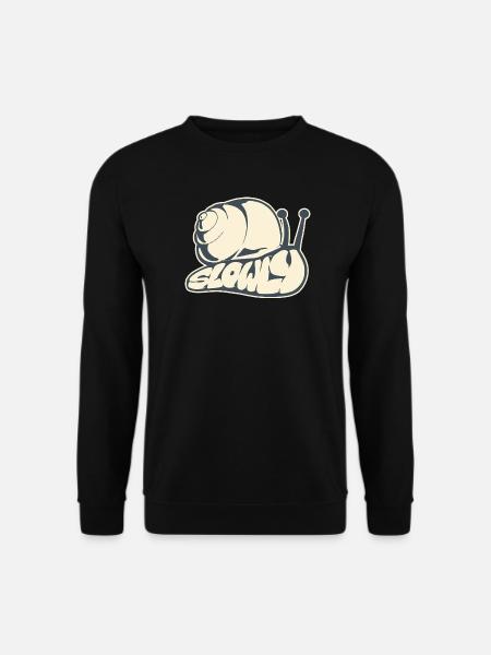 Slowly, Drawn Word (V2) - Unisex Sweatshirt - black