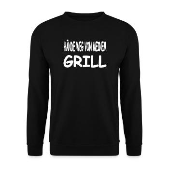 Grill - Unisex Pullover - Schwarz - Vorne - Alina (178cm) & Michal (187cm)