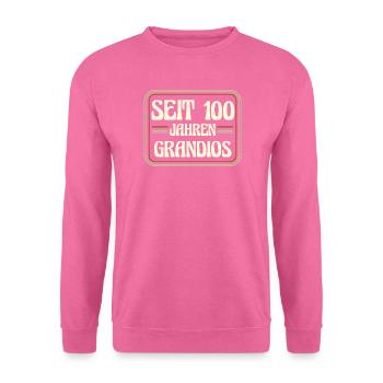 100 Years Old Birthday 100th Birthday - Unisex Sweatshirt - pink - Front