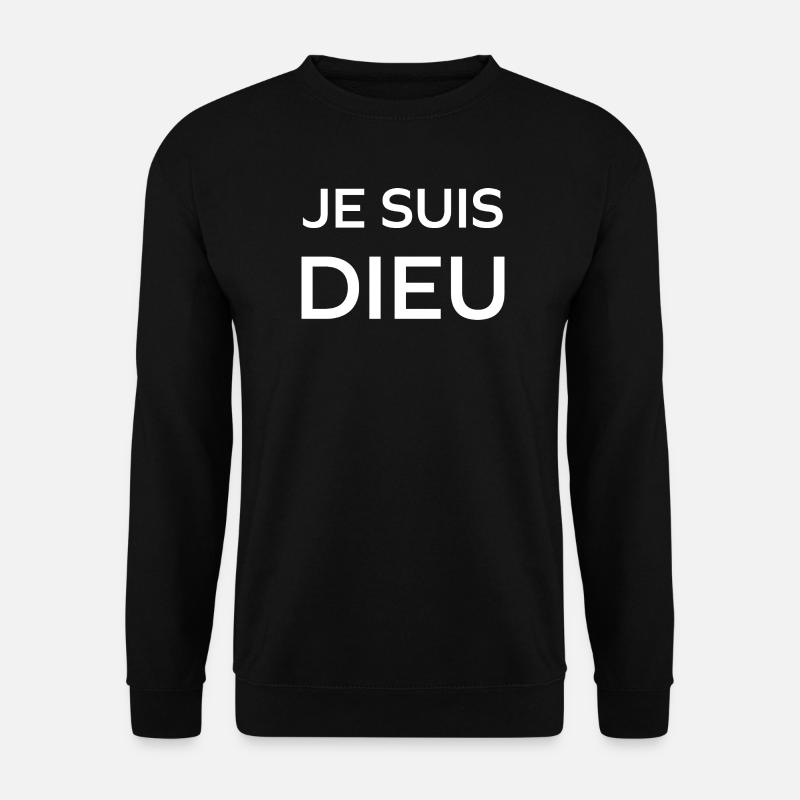 Ich bin Gott - Unisex Pullover - Schwarz