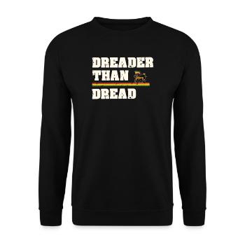 Dreader Than Dread - Unisex Pullover - Schwarz - Vorne - Alina (178cm) & Michal (187cm)