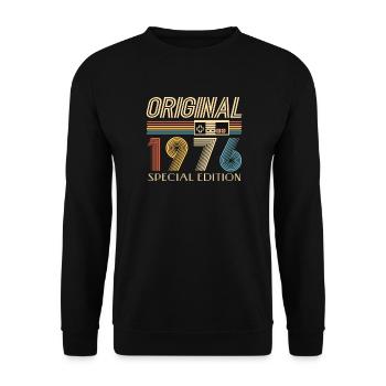 50e anniversaire 50e anniversaire Original 1976 - Sweat-shirt Unisexe - noir - Devant - Alina (178cm) & Michal (187cm)