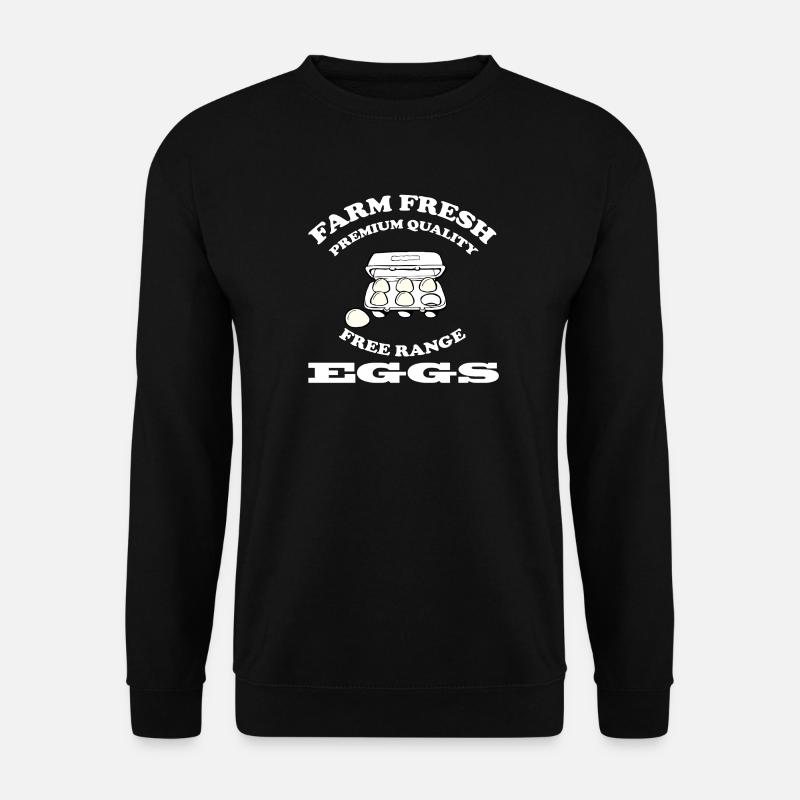 Eggs - Unisex Sweatshirt - black