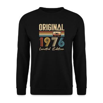 50e anniversaire 50e anniversaire Original 1976 - Sweat-shirt Unisexe - noir - Devant - Alina (178cm) & Michal (187cm)