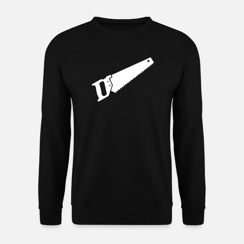 Handsäge Fuchsschwanz Holz Clean - Unisex Pullover - Schwarz