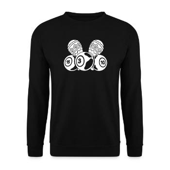 Bingo Player Bingo & Maracas Fiesta Bingo - Unisex Sweatshirt - black - Front - Alina (178cm) & Michal (187cm)