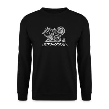 Faites la Poulpe – Pieuvre Drôle & Mer - Sweat-shirt Unisexe - noir - Devant - Alina (178cm) & Michal (187cm)