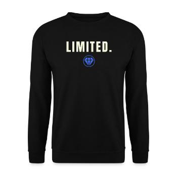 Limited. Success Edition - Royal Blue Diamond - Unisex Pullover - Schwarz - Vorne - Alina (178cm) & Michal (187cm)